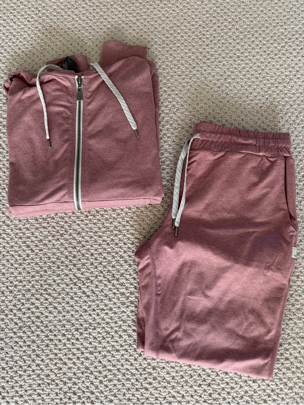 Vuori Rosewood Heather Pink Set Sz XS